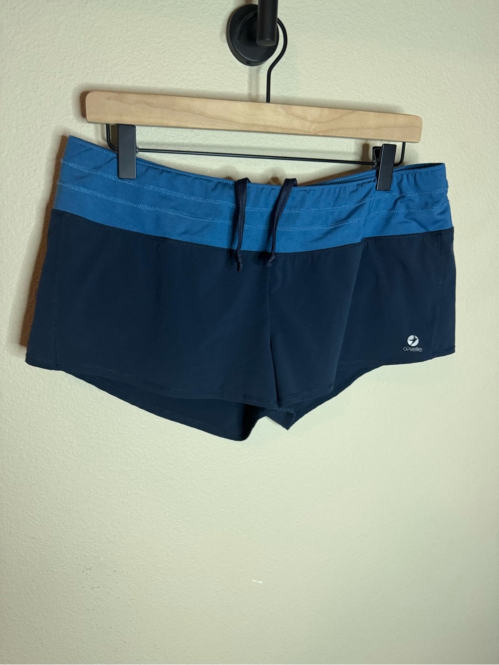 Oiselle Roga Running Marathon Shorts Blue Size 8